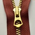 Elegant 10inch brass separating zippers for garment