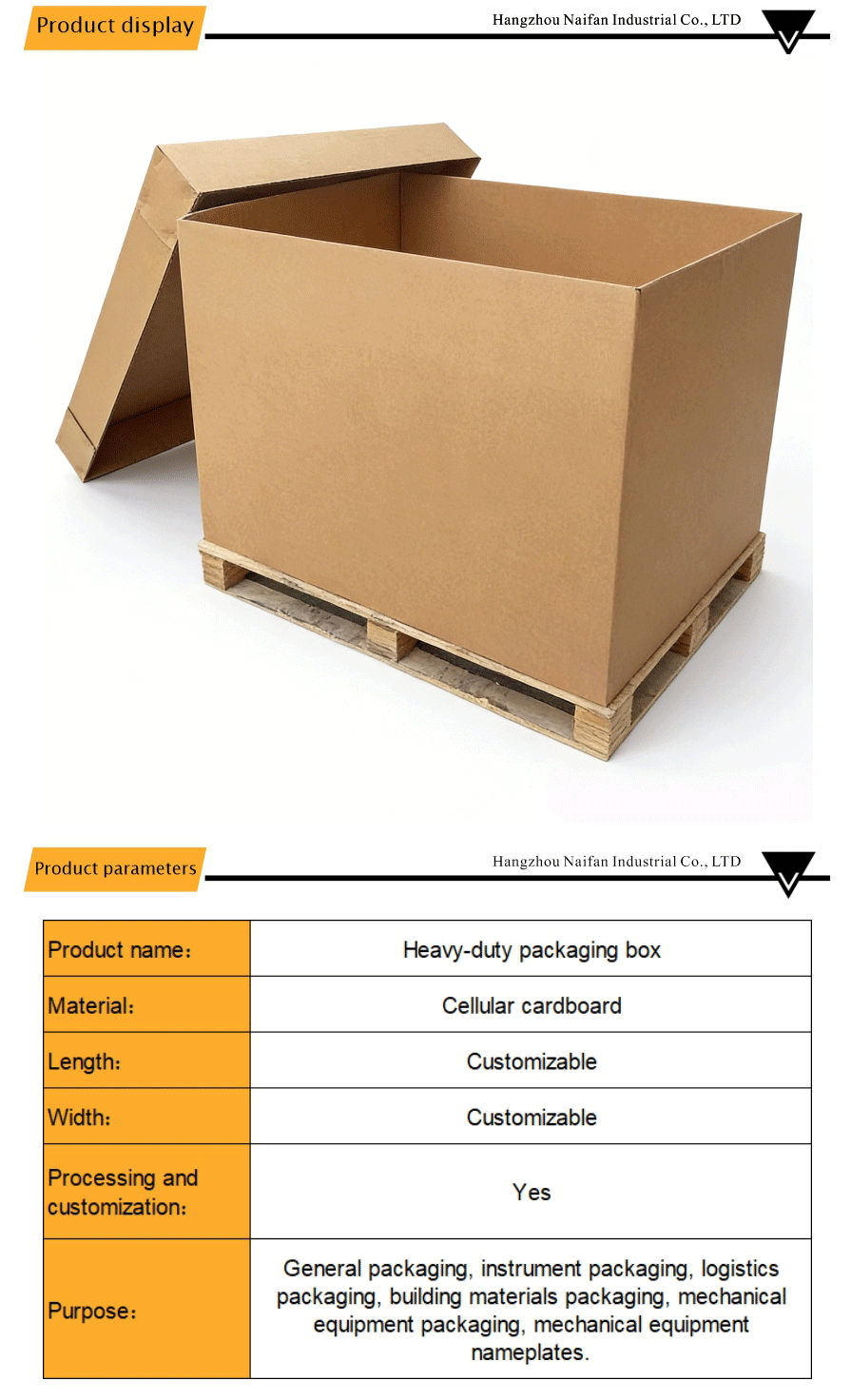 Compression Resistant Heavy Duty Carton