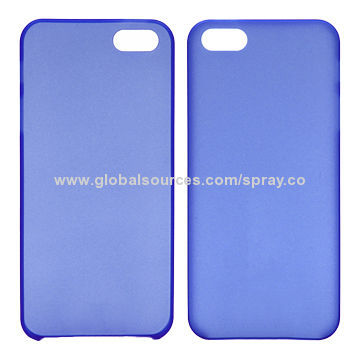 0.35mm Ultra-thin Protective PP Back Cases for iPhone 5S with Compact Design, Easy to Install