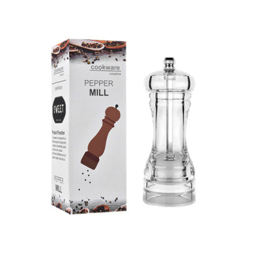 Transparent Acrylic Adjustable Salt and Pepper Grinder