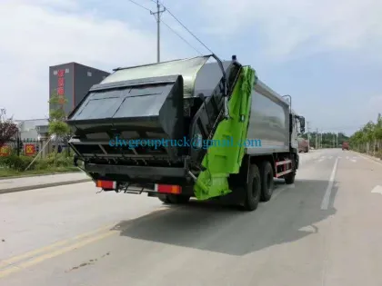 Dongfeng rear double axles compacted truck
