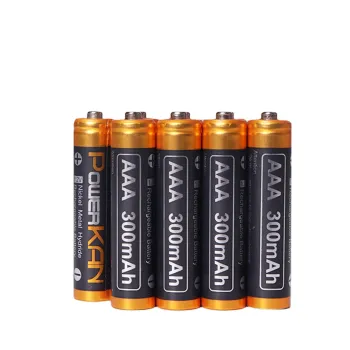 AAA 300mAh 3.7V NiMH Rechargeable Battery for Camera, Gaming, and Karaoke Microphones