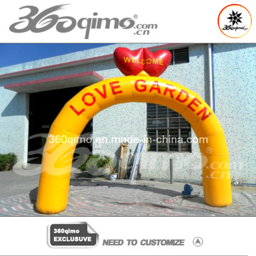 Small Yellow Inflatable Wedding Arch (BMAE27)