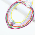 Regenboogglasbedden ketting set