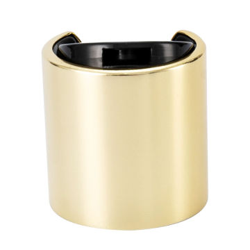 24mm gold disc top cap for bottle