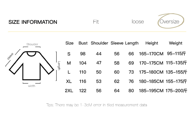 Size Imformation