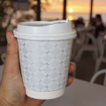 Copos de café isolados compostáveis ​​de 16 onças para uso artesanal