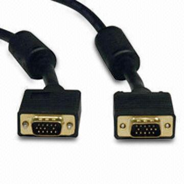 SVGA and VGA Cable, Suitable for CRT and LED Monitor, Length of 2m