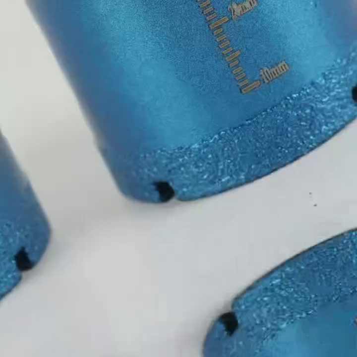 Vacuum Brazed Steel Dry Diamond Rock Core Drill Bits Set