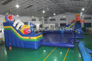 Outdoor aqua floating amusement inflatable commercial water park