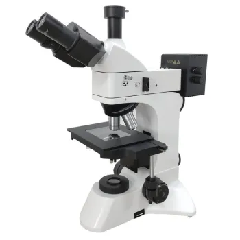 500x Reflect & Transmit Metallographic Upright Metallurgical Microscope