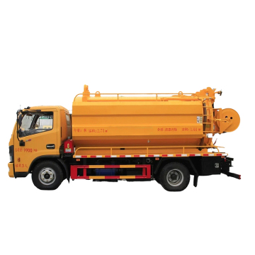 Dongfeng 6 Wheeler Vacuum Pump Sanitation Vehicle - 16cbm Sewage Suction Truck for Sludge Removal and Pipe Unclogging