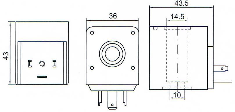 Dimension of BB14542505 Solenoid Coil: