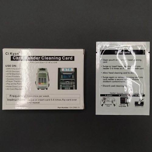 MEC-ICR80I CR80 Disposable Cleaning Card