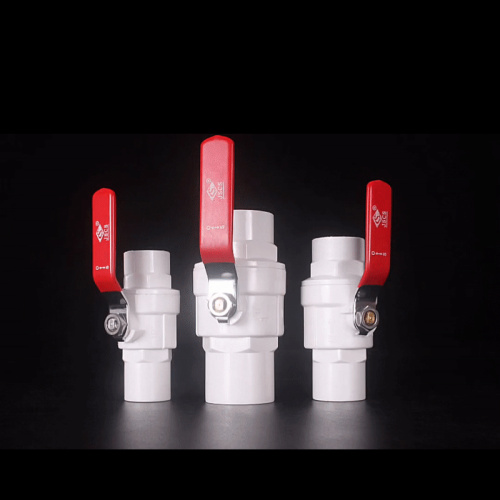 Robinet à bille à poignée en acier durable pour usage industriel