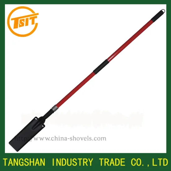 long fiberglass handle trenching spade