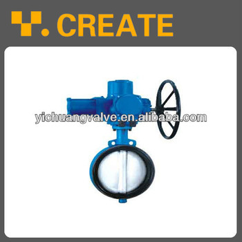 Motorized butterfly valve