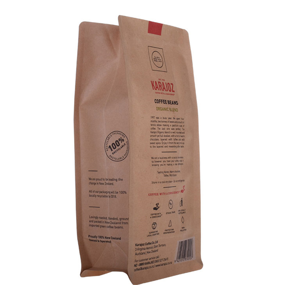 Matte Finish Cheap Standard Wholesale Coffee Bags Kraft