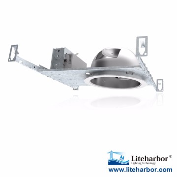 26W 6 Inch Shallow Horizontal Compact Fluorescent Commercial Recessed Housing