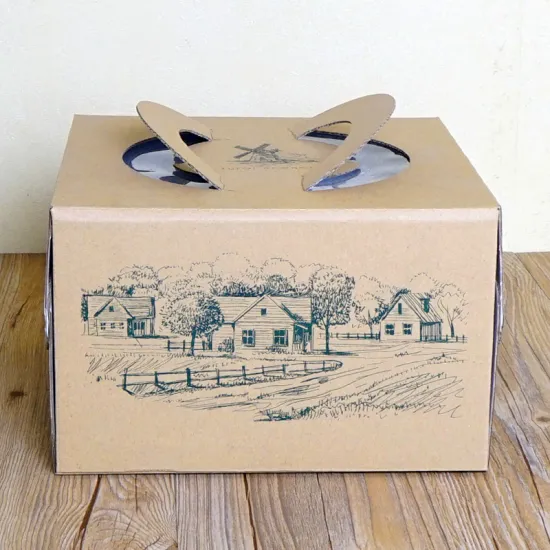 Birthday cake box paper