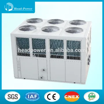 cabinet type double compressor air to water chiller