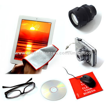 Microfiber Eyeglasses Cleaning Cloth with Logos Printing, Suitable for Promotional and Gift Purposes