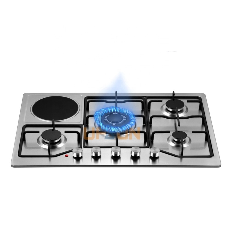 New Design 201# Stainless Steel 5 Burners Built in  Gas Cooker Hob/Gas Stove/Built in Gas Hob