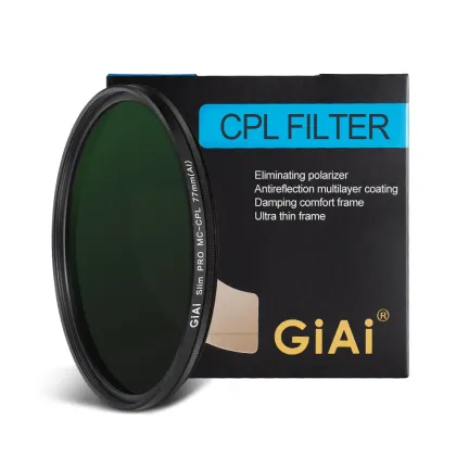 GiAi MC CPL Filter - 58mm, 77mm, 82mm HD Camera Polarizing Filter