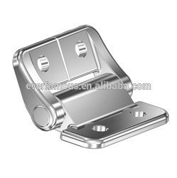 Constant torque hinges, hinged shelf brackets, locking hinged bracket