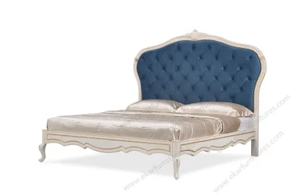 Hand carved bed room solid wood furniture