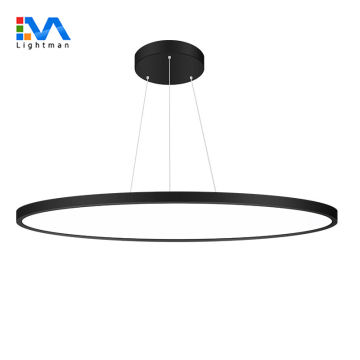 48W Asma Şeffaf Yuvarlak LED panel ışığı 600mm