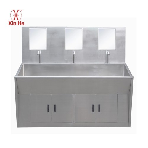 304 Stainless Steel Hospital Medical Scrub Sink Station