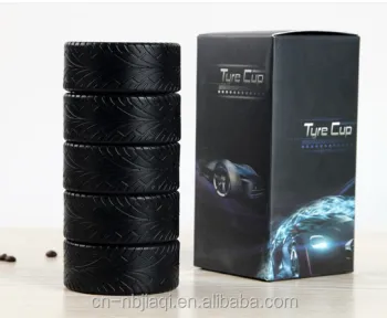 Stainless Steel Thermo Tire Shape Coffee Tea Mug
