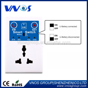 plug with socket type and residential and general- purpose application gsm power socket