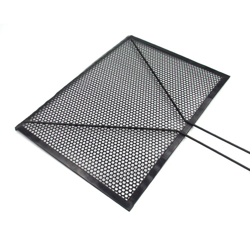 Non-stick barbecue wire mesh grill rack
