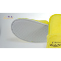 Yellow Cotton Velour Slipper Offset Printing Slipper