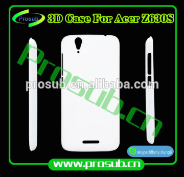 3d sublimation diy blank cell phone case cover skin for SFP-Acer Z630S
