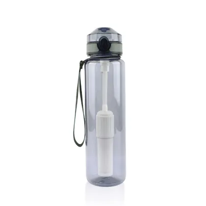Ur-health 1000ml Outdoor Water Purification Bottles Camping Small Water Purifier Water Filter Kettle Filter