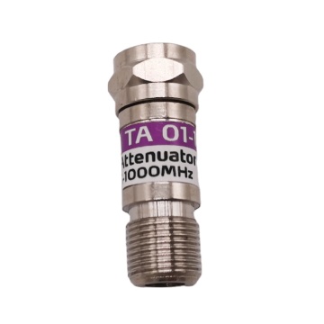 คุณภาพสูง 16 dB f-male ถึง f-female attenuator: ส่วนประกอบ RF, CATV และส่วนประกอบ RF ที่เชื่อถือได้สำหรับการควบคุมสัญญาณ