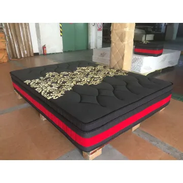 Free Luxury Queen King Mattress Sample: 12 Inch 7 Zone Pocket Coil Latex Spring Mattress with Box