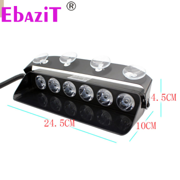 12V LED STROBE LED AVVERTENZA ROSSO ROSSO/BLU