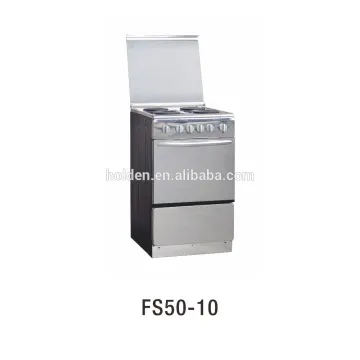 Chromed Mirror Glass 4 burner free standing gas oven