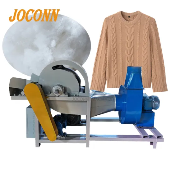Waste Textile Recycling Machines: Fleece Blanket Scrap, Cotton Yarn Quilt Loosening, and Denim Down Recovery