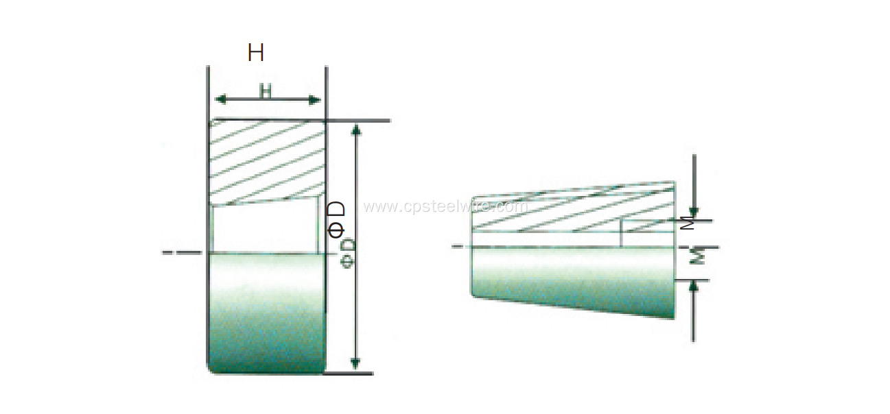 [GZ"TYPE STEEL TAPER ANCHORAGE