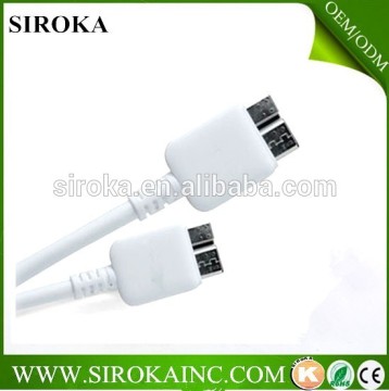 high quality round micro usb data cable usb 3.0 charging cable for samsung galaxy note 3