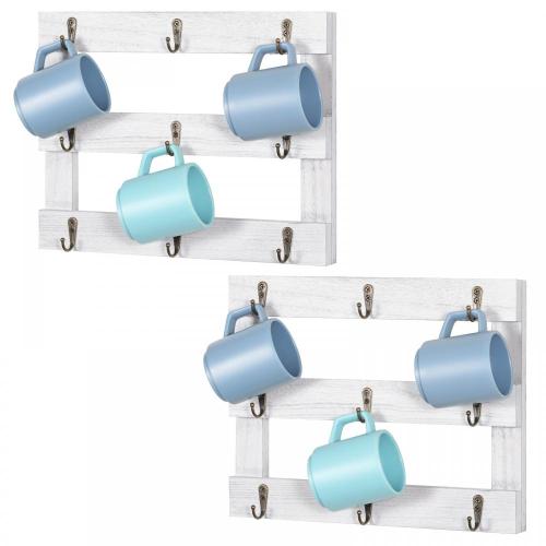 Coat Rack with Hooks for Home-Improvement Wall-Mounting Coffee Mug Holder Manufactory