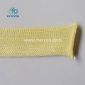 Wear-resistant high strength aramid fiber braided sleeving