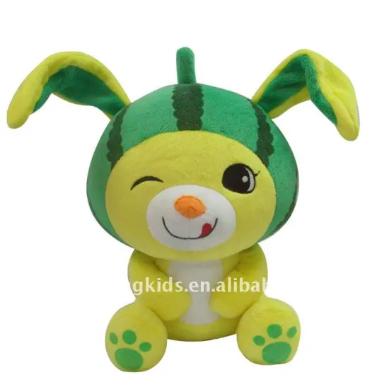 Colorful watermelon shaped Rabbit Plush Toy