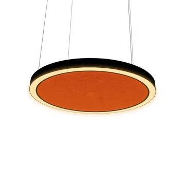 Office Design Acoustic Light Fixtures Led Linear Light with Acoustic Panels Hanging Lamp