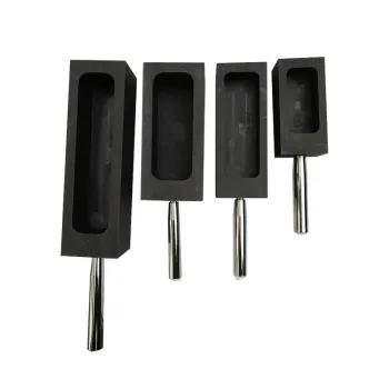 High Pure Graphite Mould Ingot Mold with Metal Handle
